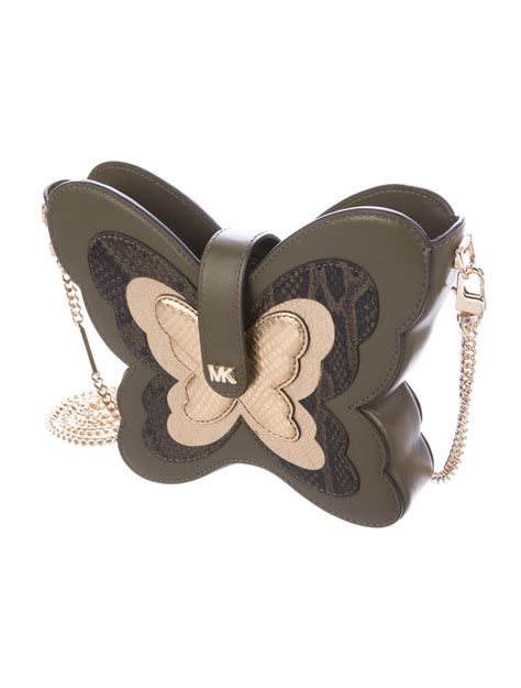 michael kors bag butterfly|olive butterfly messenger crossbody bag.